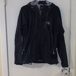 The North Face women’s black rain jacket size large